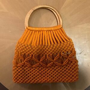 Vintage Macramé Handbag